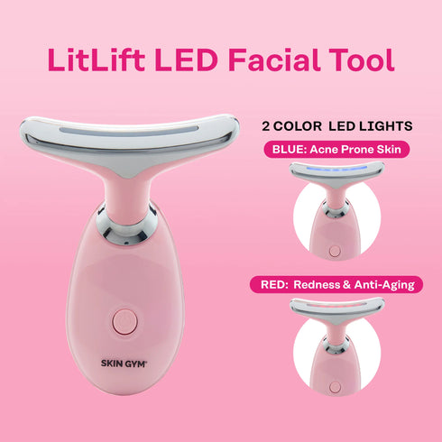 Litlift Ems Led Facial Tool - Lifts & Sculpts • Led Therapy • Reduces Appearance Of Fine Lines